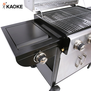 KAOKE Lò Nướng BBQ Thịt Bò Nướng Gas Tiện Dụng 25 Inch Đầu Đốt 4 + 1 Với Bàn Nướng BBQ - Product Image 5