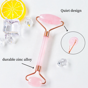Rouleau <span class=keywords><strong>de</strong></span> <span class=keywords><strong>jade</strong></span> naturel Gua Sha, <span class=keywords><strong>pierre</strong></span> anti-âge pour le visage, massage, ensemble <span class=keywords><strong>de</strong></span> rouleaux <span class=keywords><strong>de</strong></span> <span class=keywords><strong>jade</strong></span> en quartz rose - Product Image 3