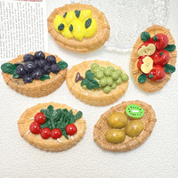 Nouvelle annonce : Modèle en résine de panier de fruits simulés (pomme, citron), grande taille, artisanat en résine, breloques en résine pour la décoration