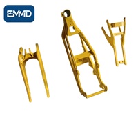 Kit de cadre principal Surron Light Bee X LBX en aluminium CNC 6061 vert, bras oscillant, sous-cadre, pièces de moto électrique tout-terrain, motocross MX