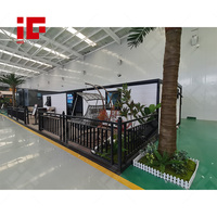 Villa préfabriquée moderne de luxe prête à l'emploi de 20Ft 40Ft, maison en conteneur extensible portable d'expédition, petite maison mobile de 2 3 4 5 chambres à coucher