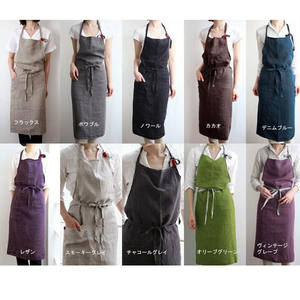 <span class=keywords><strong>Tablier</strong></span> de jardinage pour le nettoyage d'<span class=keywords><strong>Amazon</strong></span> AliExpress simple et généreux japonais coréen en coton et lin - Product Image 4