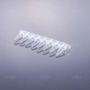 Bandes de Tubes PCR avec Volume de 0.2ml 8 Tubes bande transparente et sans DNAse - Product Image 4