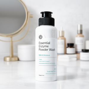 Poudre enzymatique nettoyante V21 Essential 90g – Nettoyant visage doux hydratant 3-en-1 exfoliant, rafraîchissant et illuminateur - Product Image 4
