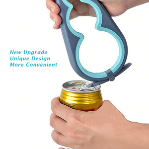 Nouvelle mise à niveau multifonction antidérapant Silicone manuel <span class=keywords><strong>ouvre</strong></span>-boîte pince cuisine tire-bouchon <span class=keywords><strong>couvercle</strong></span> décapant réglable bouteille <span class=keywords><strong>ouvre</strong></span>-bocal - Product Image 4