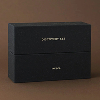 Boîte d'emballage rigide en papier personnalisée avec estampage à chaud UV pour échantillon d'huile de parfum solide, coffret cadeau de luxe pour mini-échantillons de parfum