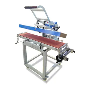 10x41in multi-functional dye sublimation narrow ribbon lanyard roll digital printing clamp shell manual heat press machine