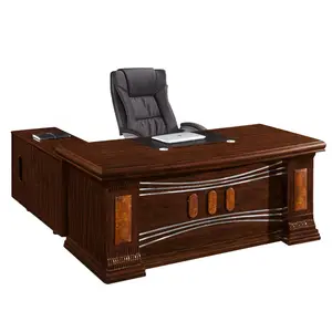 L Forma Moderna Mesa De Escritório De Madeira CEO Office Furniture Gerente Executivo Office Desk