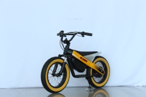 Nouveau 300W 24V/6AH <span class=keywords><strong>16</strong></span> "<span class=keywords><strong>pouces</strong></span> Mini vélo pour enfants pas de pédale électrique enfants vélo électrique alimenté enfants bébé auto Mini vélo d'équilibre - Product Image 2