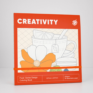 Bìa Cứng Bìa Cứng 227X227Mm 350G Giấy Trắng + Bìa Cứng 1.5Mm Với In 4C/0C Và Sách Phác Thảo Cán Mờ - Product Image 4