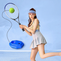 Auto étude Tennis amortisseur outil d'entraînement équipement d'exercice Tennis formateur balle de rebond avec corde plinthe