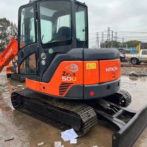 Farm <b>Machinery</b> Used Mini Excavator Hitachi ZX50 Small Hitachi 5 Tons ZX50U Machine Digger for Farm <b>Forestry</b> With EPA - Product Image 4