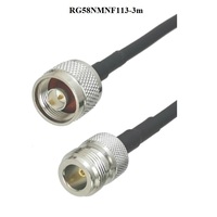 Câble RG58 avec connecteurs SMA, SMB, FME, FAKRA, MCX, MMCX, TS9, CRC9, BNC, TNC, N (mâle/femelle) – Adaptateur et rallonge de câble RG58