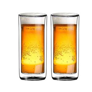 Vasos termo borosilicato con aislamiento de doble pared, de cristal transparente para cerveza vaso Highball/Cóctel/limonada/té helado - Product Image 2