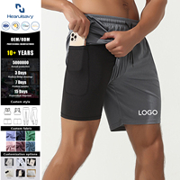 Shorts de sport unisexes décontractés pour la course à pied, taille élastique, mi-longs, respirants, séchage rapide, anti-UV, pour la gym et le basketball, vente en gros