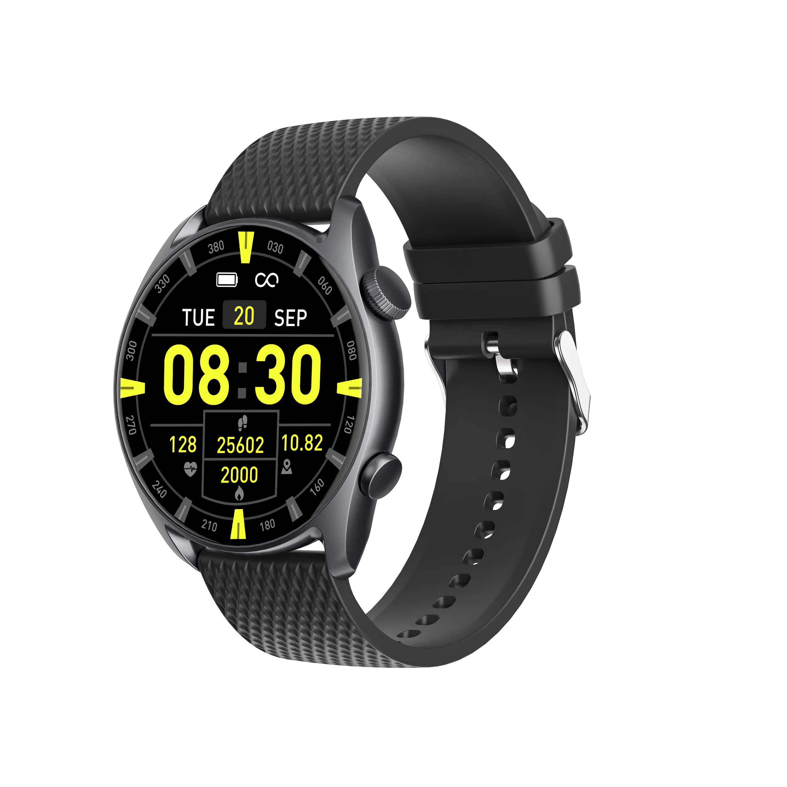 AMOLED Smart Watch Big Round Screen for Men High Quality IP68 Outdoor Smart Wrist Watch with Bt Call Various Sports Mode
