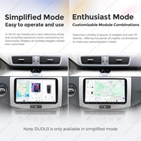 MEKEDE DUDUAUTO Reproductor de Video y Radio para Auto Android, Reproductor de DVD Multimedia Estéreo 2Din con WIFI y GPS para VW Universal de 9 Pulgadas, USB, FM, RDS