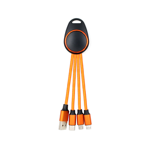 منتجات ترويجية المحمولة المصغّر USB المفاتيح شاحن الحبل LED مفتاح سلسلة كابل شحن ل جميع الهاتف المحمول اكسسوارات - Product Image 4