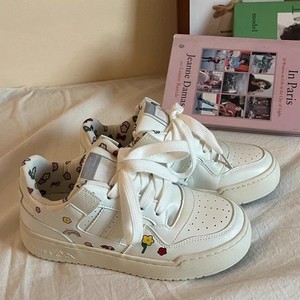 <span class=keywords><strong>Scarpe</strong></span> Casual da <span class=keywords><strong>Donna</strong></span> Traspiranti e Resistenti con Design a Motivi Cartoon, Suola Spessa Bianca per Corsa, Sport e Passeggio - Product Image 1