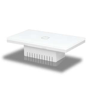 Cnskou tự động hóa nhà cảm ứng <span class=keywords><strong>LED</strong></span> ánh sáng Tường chuyển đổi 1 gang 1000W thiết kế mới grey Glass Bảng điều chỉnh đơn cực không thấm nước chúng tôi AU - Product Image 3