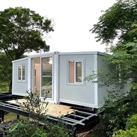 Maison conteneur extensible à aile unique de 30 pieds, économique, préfabriquée, modulaire, blanche, logement temporaire pour camp ou bureau