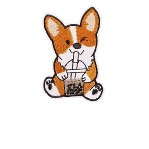 Iron on Embroidery Cute Dog Corgi Patch for Decoration Gift - Product Image 3