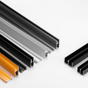 Matt Bạc nhôm đường sắt hồ sơ trượt bài hát cho Showcase khung cửa - Product Image 4