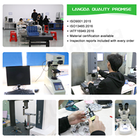 랭다 맞춤형 스테인리스 스틸 CNC 머시닝 0.0005mm 공차 OEM/ODM 가능, 자동차 밀링용 3D 쾌속 조형