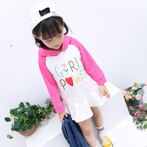 Meilleurs sites de vente en gros : Robes à capuche pour filles avec jean pour l'automne, provenant d'une usine chinoise pour les achats en ligne - Product Image 2