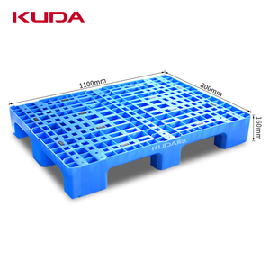 พาเลทพลาสติก KUDA 1108A-WGJJ แบบหน้าเดียว รับน้ำหนักได้มาก รับน้ำหนักได้สูงสุด 1.5 ตัน รับน้ำหนักได้แบบคงที่ 6 ตัน ขนาด 1100x800x160 มม. - Product Image 1
