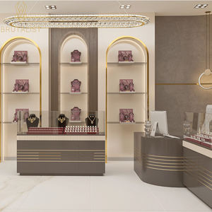 Magasin de bijoux de mode, design d'intérieur, présentoirs à bijoux, armoire murale, salle d'exposition de bijoux, vitrine de bijoux personnalisée - Product Image 6