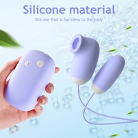Magisches Saug-Vibrations-Ei Massagegerät 12 Modi Klitoris-Nippel-Sauger Stimulator Klitoris G-Punkt Privater Vibrator Sexspielzeug für Frauen