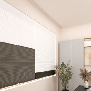 تصميم ستائر حديث مخصص ، ليلة نهارية ، تصفية ضوئية + ظلال خلوية تعتيم - Product Image 1