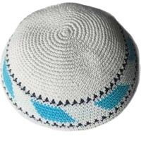 Kippot – Petit chapeau ethnique pour adulte, en coton respirant, tendance, de marque, à calotte ronde, style minimaliste, sans bord
