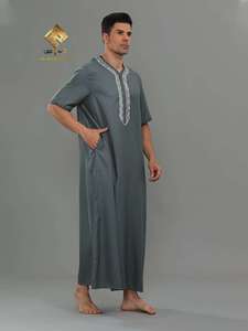 Robe de prière musulmane pour hommes, mode arabe de notre usine - Product Image 5