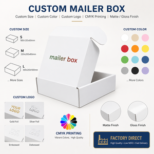 Mailer <b>Box</b> Rectangle Paperboard Customizable Recyclable Offset Printing Four-Color Design Gift Craft Use - Product Image 3