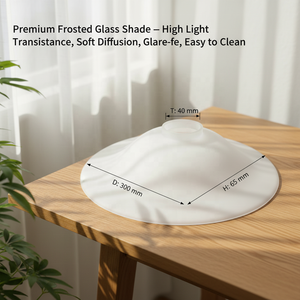 Factory Wholesale Modern &amp; Minimalist Opal Frosted <strong>White</strong> Glass Lamp <strong>Shade</strong> for <strong>Ceiling</strong> <strong>Light</strong> Replacement-Lampshadede - Product Image 2