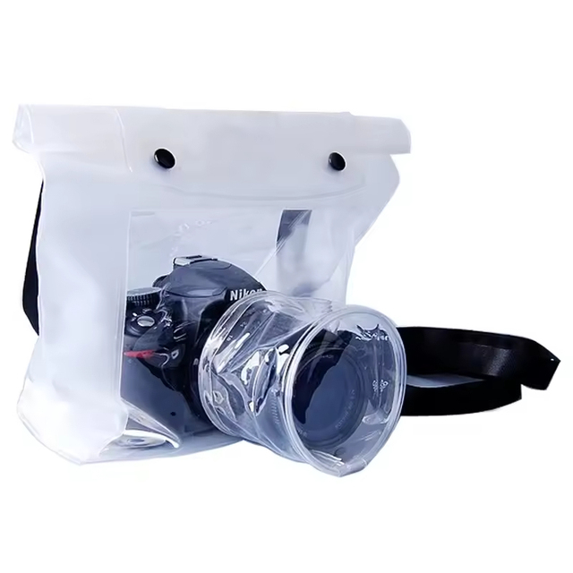 Professional Underwater Camera Housing Bag with Zipper Waterproof up to 2m for for DSLR SLR Digital Cameras-Sports Style