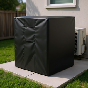 Housse de climatiseur 30 x 30 x 32 pouces en tissu polyester imperméable double couche pour protection extérieure - Product Image 2