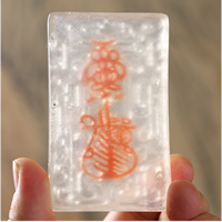 Jabón Artesanal Purificador, Talismán Contra el Mal, Adorno de Limpieza Energética, Patrón de Nubes Tradicional, Regalo Espiritual