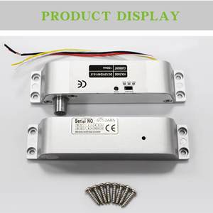 Serrure électrique sans clé Serrure de porte à pêne mort Serrure de porte à mortaise en alliage d'aluminium Serratura Elettrica Catenaccio - Product Image 6