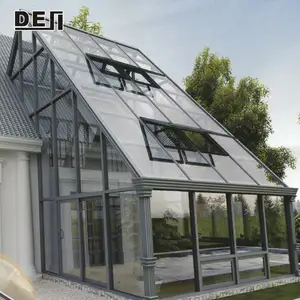 Fabriek Direct Moderne Lage Prijs Aluminium Sound Proof Veranda Sunrooms Huizen