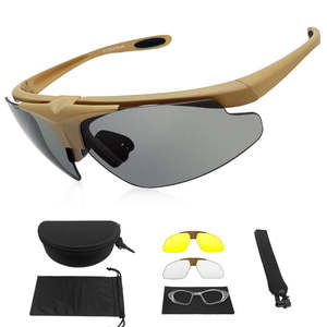 JinTeng 2024アンチインパクト戦術メガネ射撃ゴーグル安全メガネアンチフォグ<span class=keywords><strong>UV400</strong></span>保護サングラスフィールドメガネ - Product Image 3