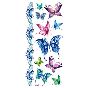 Tatuaje Temporal de Rosas Coloridas <span class=keywords><strong>para</strong></span> <span class=keywords><strong>Piernas</strong></span>, Brazos y Hombros, Diseño Floral Pequeño, Resistente al Agua y Ecológico - Product Image 3