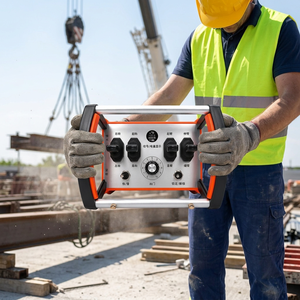 Hydraulic Remote <b>Control</b> Crane 4 Joystick WIth Throttle Industrial Radio Controller 500m <b>Wireless</b> for - Product Image 6