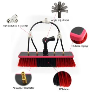 Professional <b>Window</b> Cleaner With Aluminum Telescopic Pole Solar Panel Cleaning <b>Brush</b> Water Fed Pole <b>Window</b> Cleaning Equipment - Product Image 2