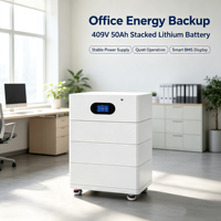 Precio de Venta Directa de Fábrica, Solución de Almacenamiento de Energía de Alta Potencia 409V 50Ah 20kWh, Celdas de Batería LiFePO4 Grado A con RS485/CAN