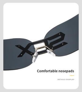 Kacamata hitam modis Multi Warna <span class=keywords><strong>Toad</strong></span>, kacamata hitam trendi Punk Hip Hop serbaguna - Product Image 3