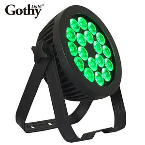 Projecteur LED plat 18x10W blanc chaud, lumière de projection, contrôle DMX512, Ra90 CRI, IP20, utilisation en intérieur pour les concerts, les théâtres - Product Image 2