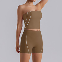 Ensemble de yoga deux pièces taille haute pour femme respirant et soulevant la hanche pour la danse, le fitness et les sports de plein air grande taille disponible